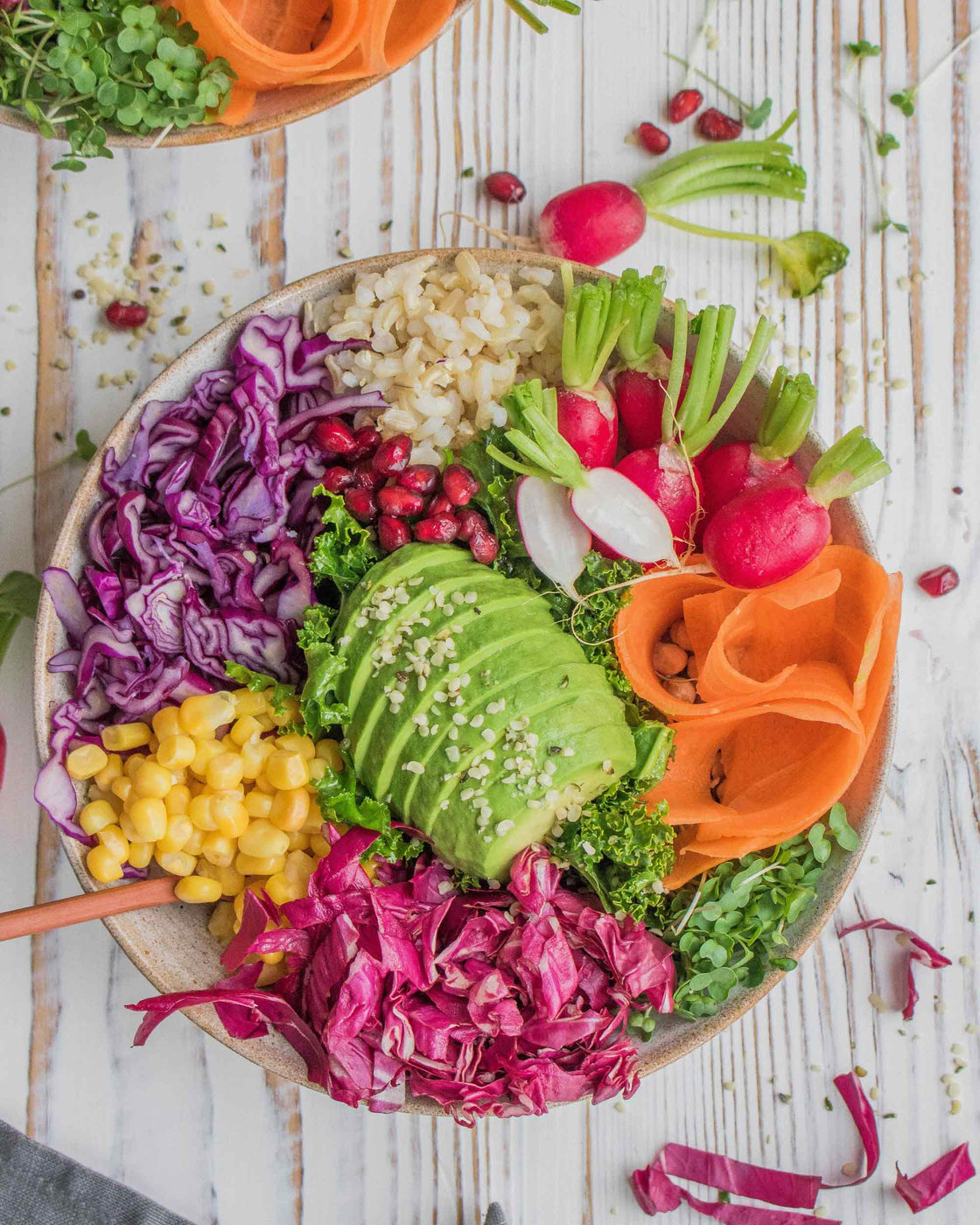 Buddha Bowl With Green Goddess Dressing