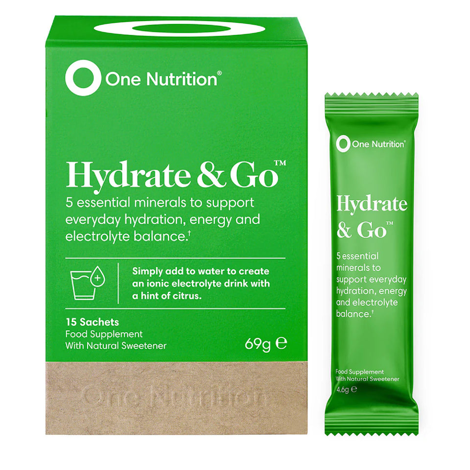 One Nutrition® Hydrate & Go | Electrolyte Drink Sachets with 5 Essential Minerals