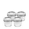 Personal Blender Glass Mason Jar - 125ml with Lid